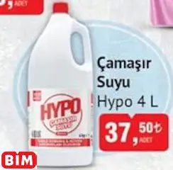 HYPO ÇAMAŞIR SUYU HYPO ÇAMAŞIR SUYU